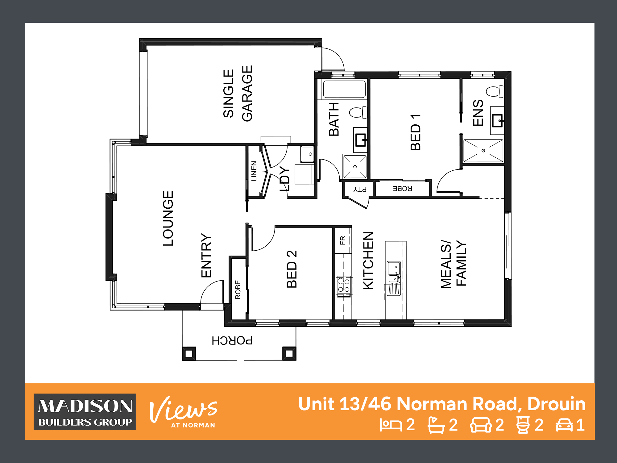 Views at Norman Estate - Drouin  - Lot 13 Floorplan
