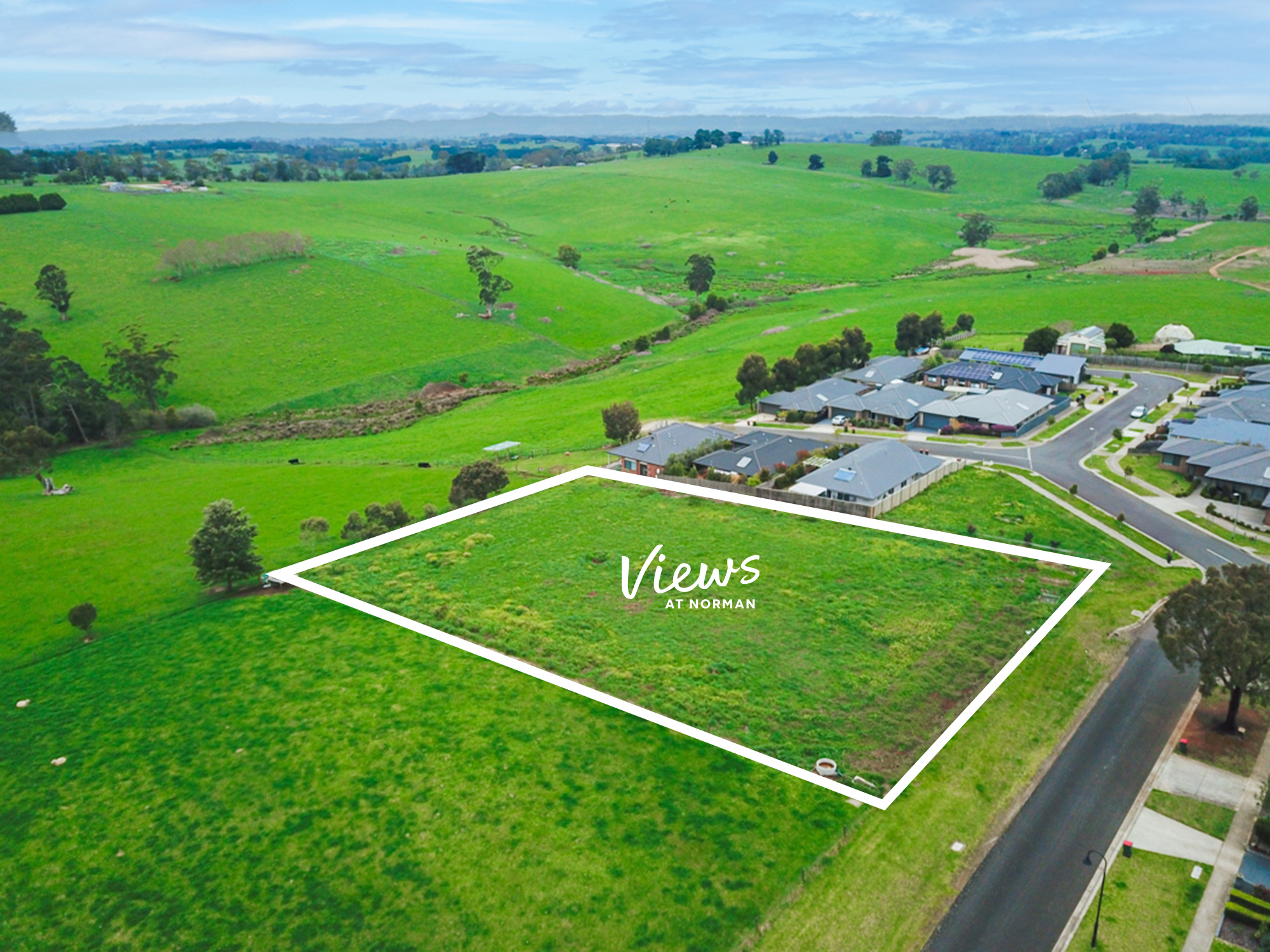 Views at Norman Estate - Drouin  - Lot 13 Aerial