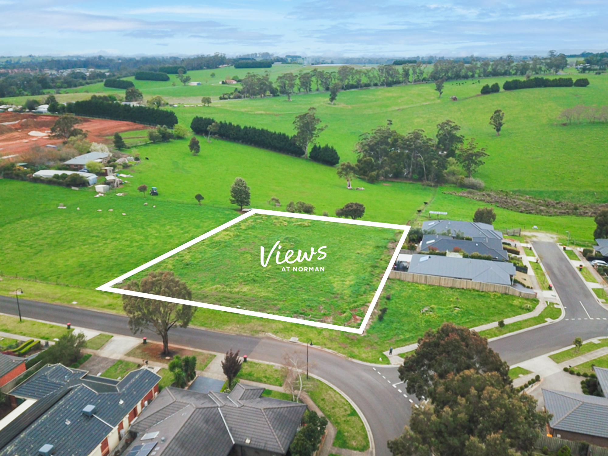Views at Norman Estate - Drouin  - Lot 12 Aerial