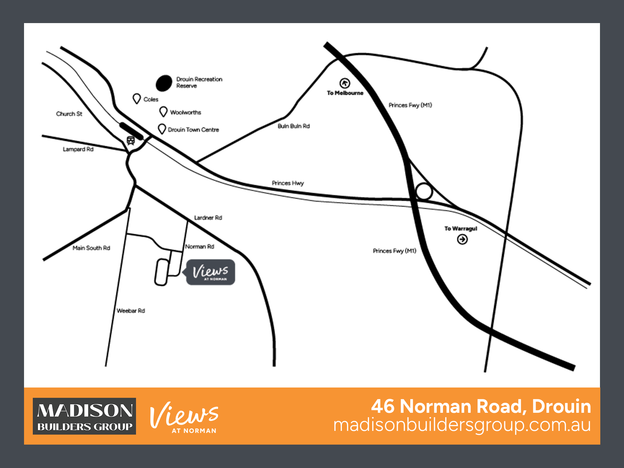 Views at Norman Estate - Drouin  - Lot 10 Location Map