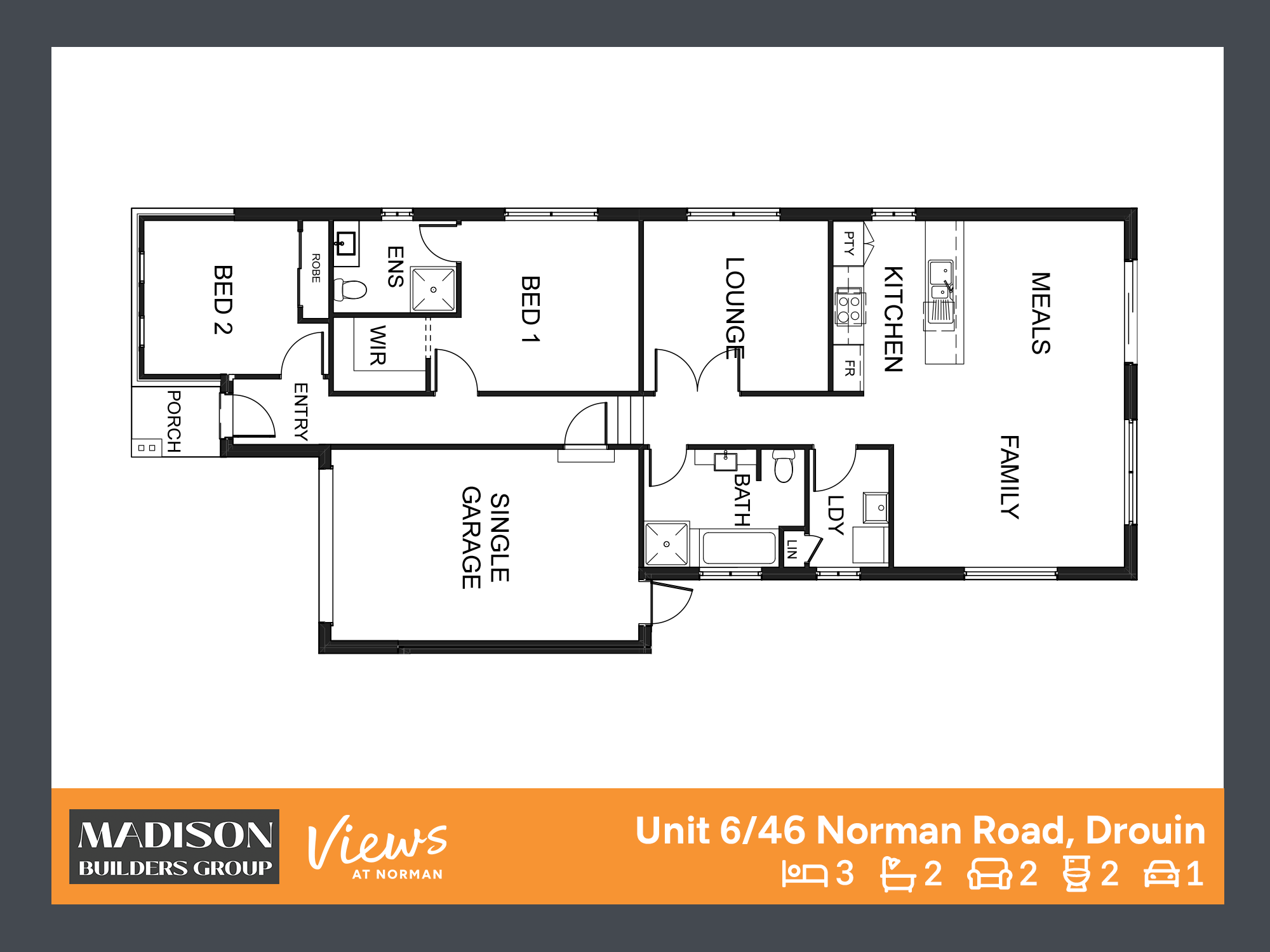 Views at Norman Estate - Drouin  - Lot 6 Floorplan