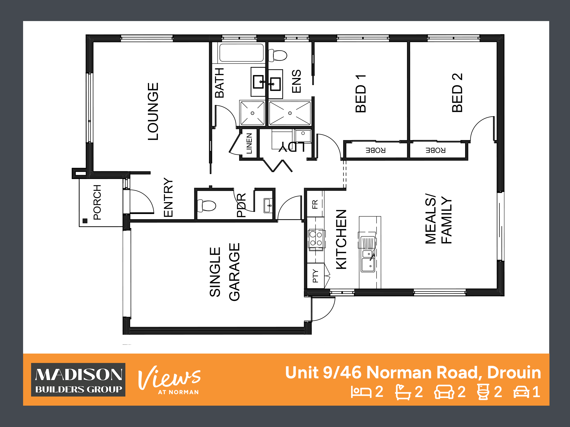 Views at Norman Estate - Drouin  - Lot 9 Floorplan