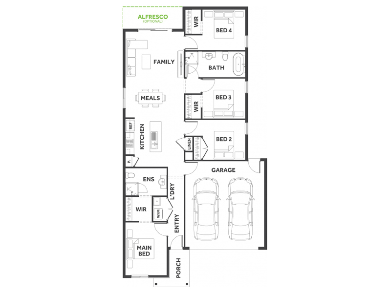 Wallara Waters Estate - Wallan - Lot 2205 Floorplan