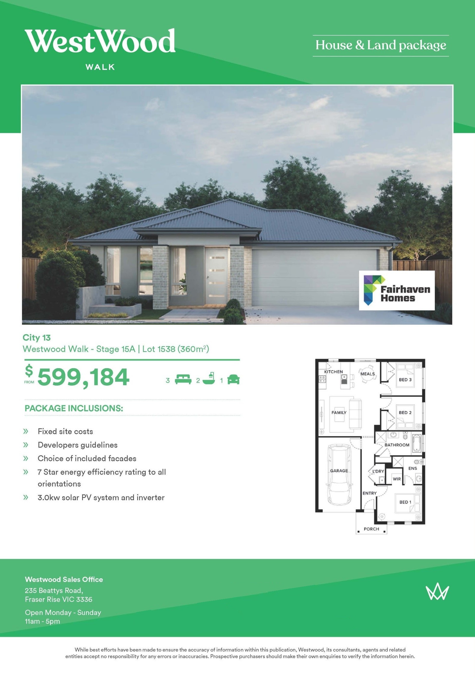 WestWood Estate - Fraser Rise - Lot 1538 Other