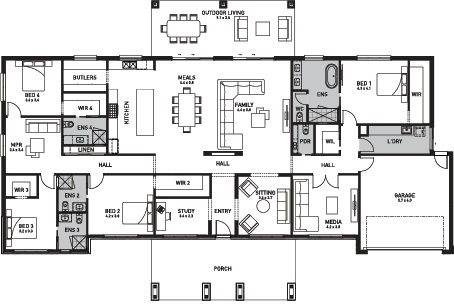 Willow Estate - Gisborne - Lot 1545 Floorplan