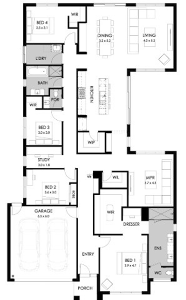 Willow Estate - Gisborne - Lot 1545 Floorplan