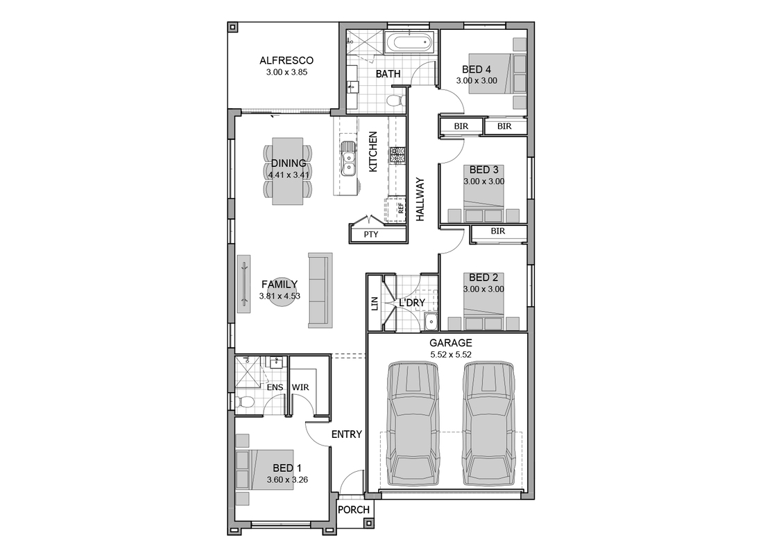 Woodlands Estate - Vineyard - Lot Lot 308 Floorplan