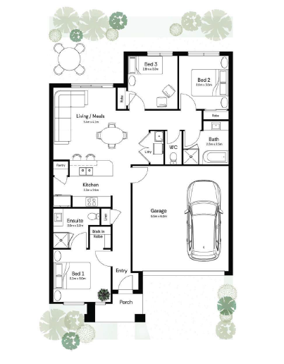 Wyndham Gardens Estate - Wyndham Vale - Lot 102 Floorplan