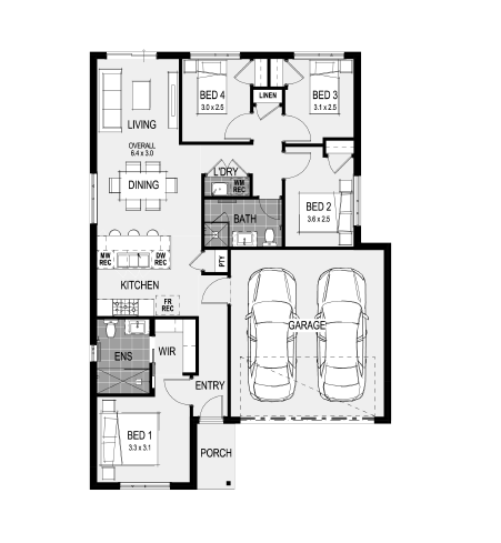 Wyndham Gardens Estate - Wyndham Vale - Lot 102 Floorplan