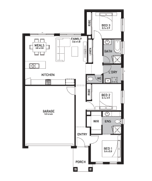 Wyndham Gardens Estate - Wyndham Vale - Lot 102 Floorplan