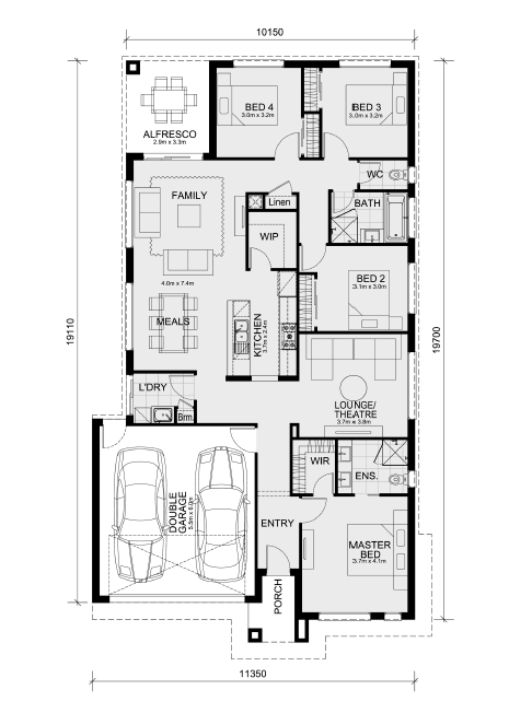 Wyndham Gardens Estate - Wyndham Vale - Lot 112 Floorplan