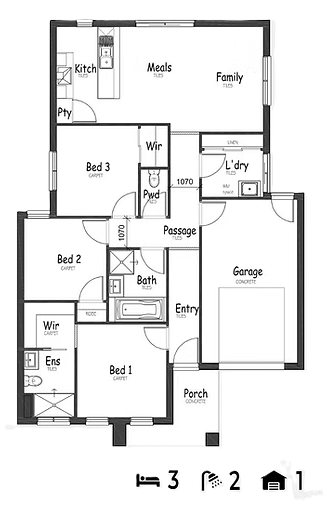 Lot 122 Atlas Estate Floorplan