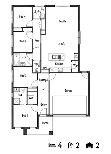 Lot 1311 Maplewood Estate Floorplan
