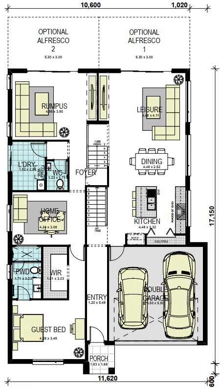 gf-v6 Floorplan