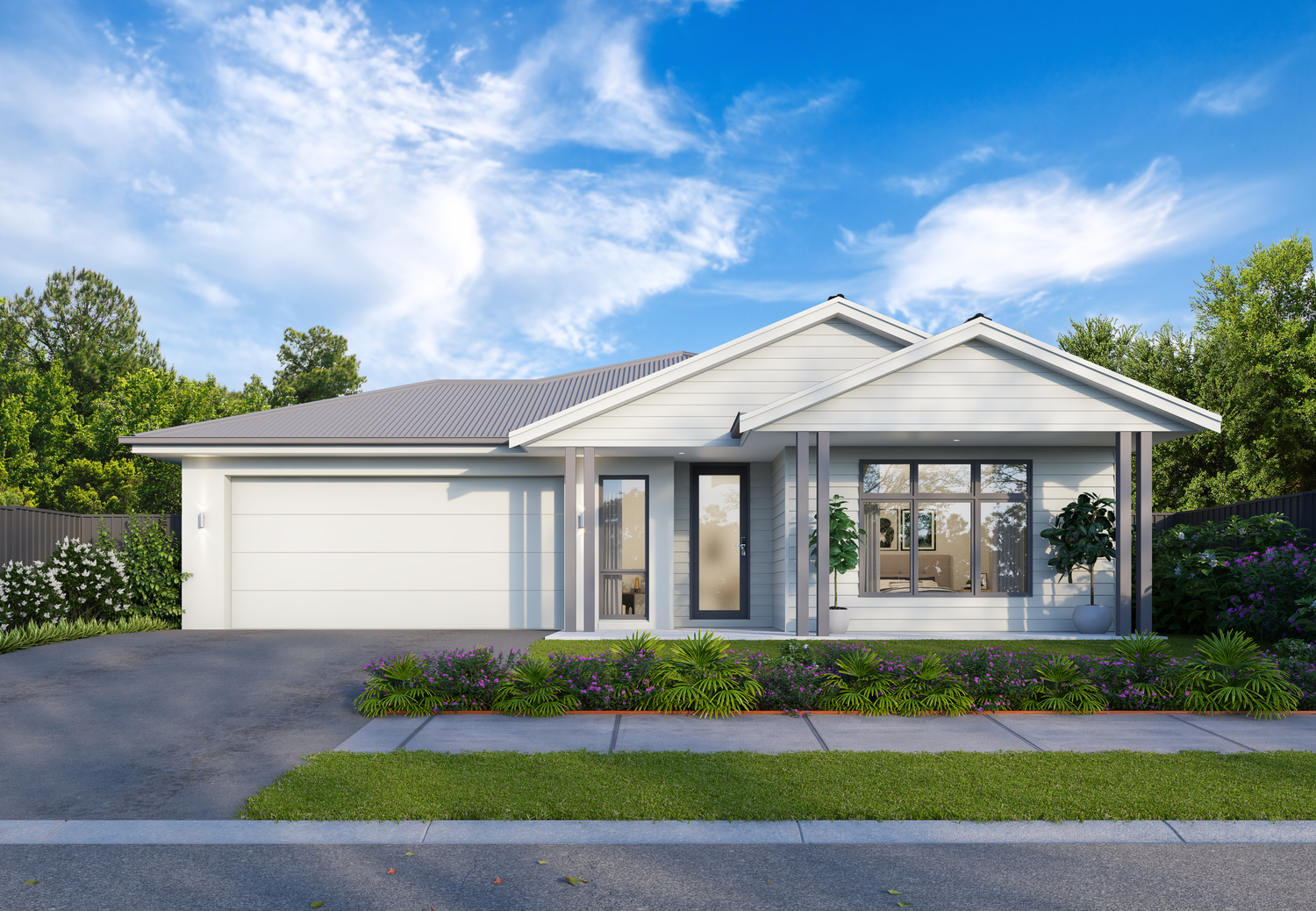 homestead-single-storey-v4 Façade