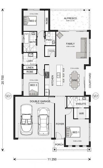 Lot Upon Request` Floorplan