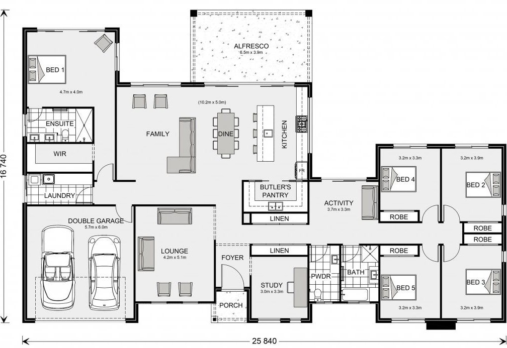 Lot 174 Adare Road Floorplan