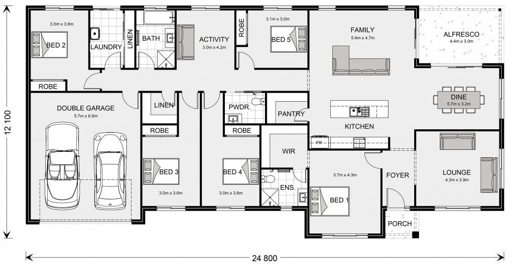 Lot xxx Beckey Road Floorplan