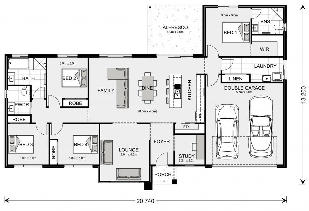 Lot xx Laidley - Plainland Road Floorplan