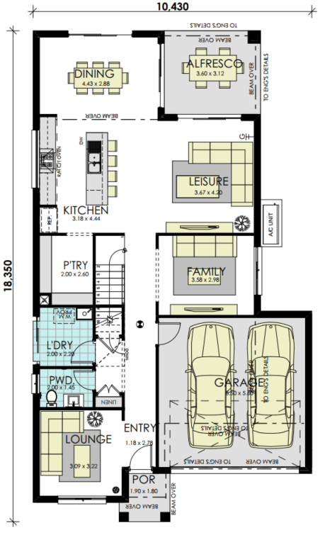 mil29-gf-v2 Floorplan