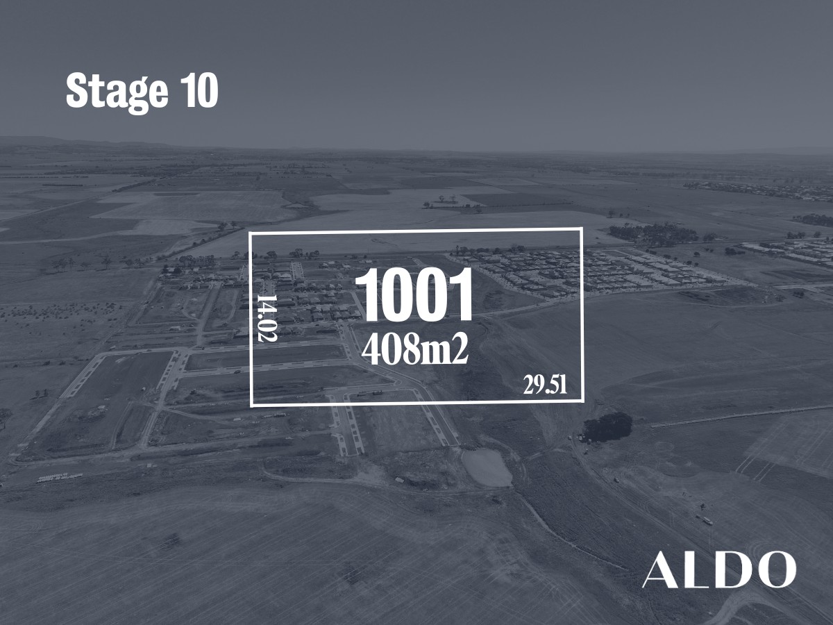Aldo Estate - Fraser Rise - Lot 1001