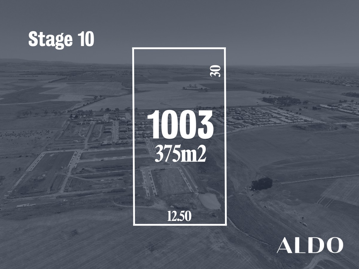 Aldo Estate - Fraser Rise - Lot 1003