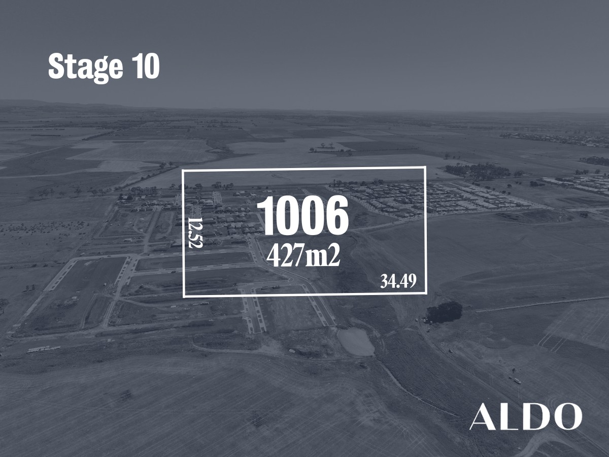 Aldo Estate - Fraser Rise - Lot 1006