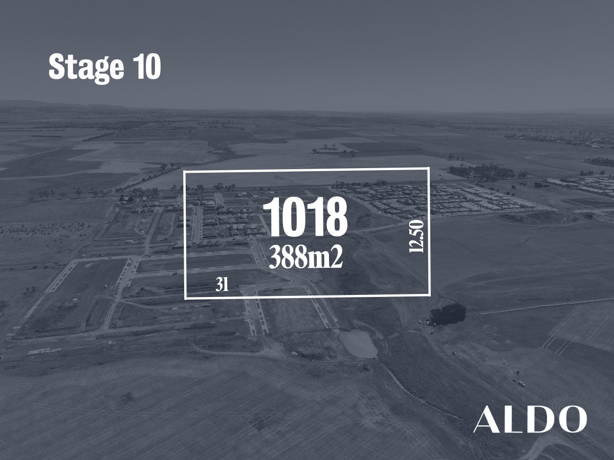 Aldo Estate - Fraser Rise - Lot 1018