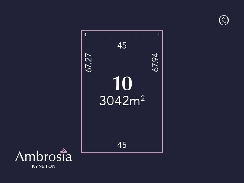 Ambrosia Estate - Kyneton - Lot 10 Floorplan