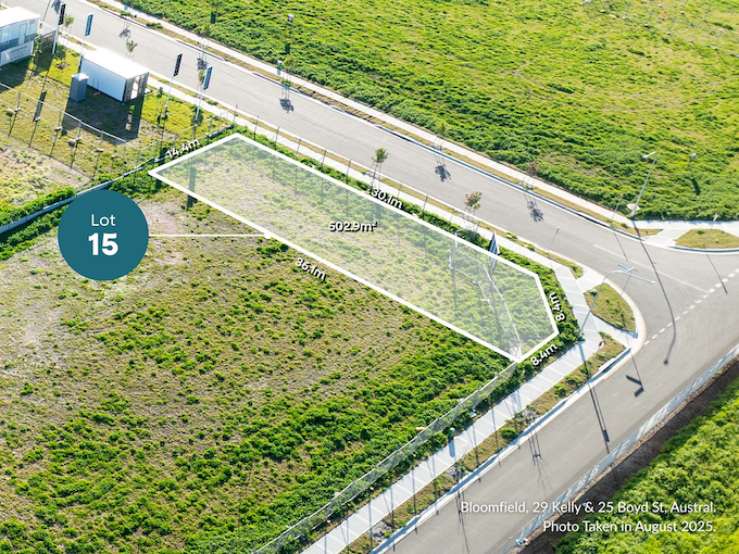 Bloomfield Estate - Austral - Lot 15 Aerial