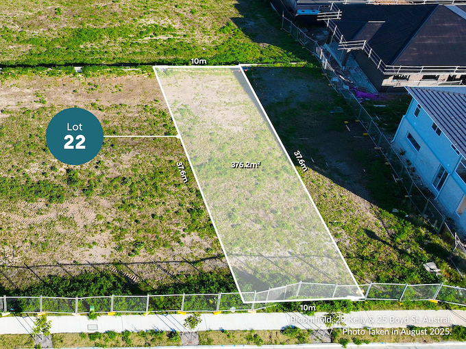 Bloomfield Estate - Austral - Lot 22 Aerial