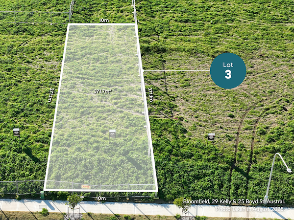 Bloomfield Estate - Austral - Lot 3 Aerial