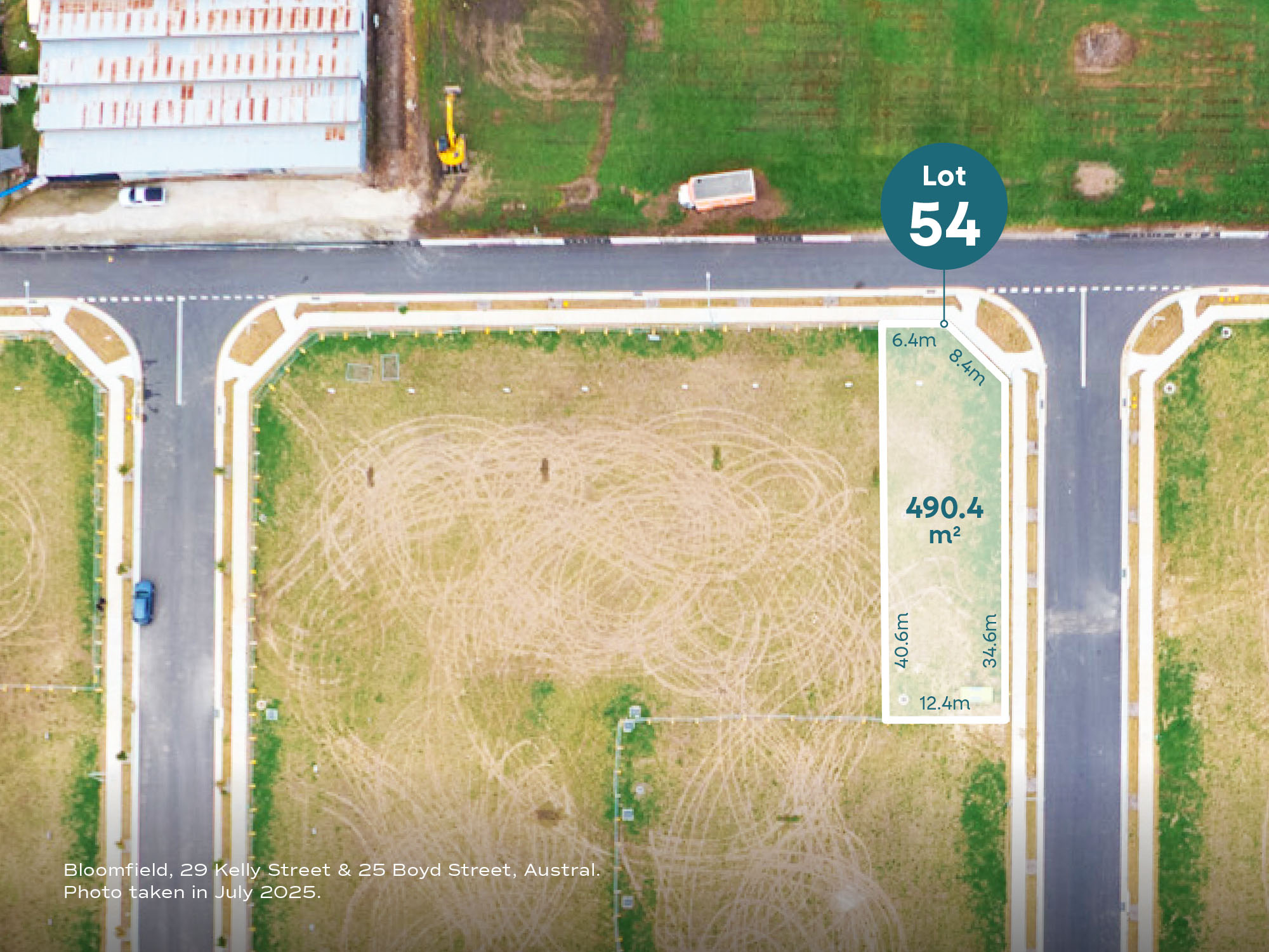Bloomfield Estate - Austral - Lot 54 Aerial