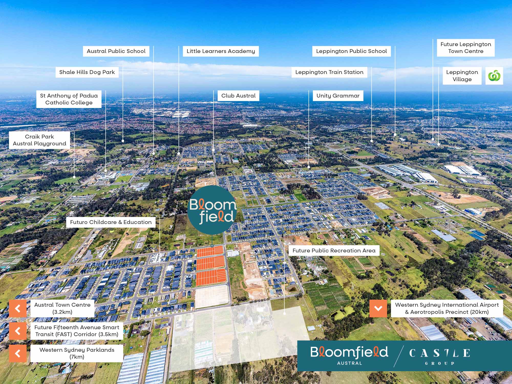 Bloomfield Estate - Austral - Lot 55 Aerial
