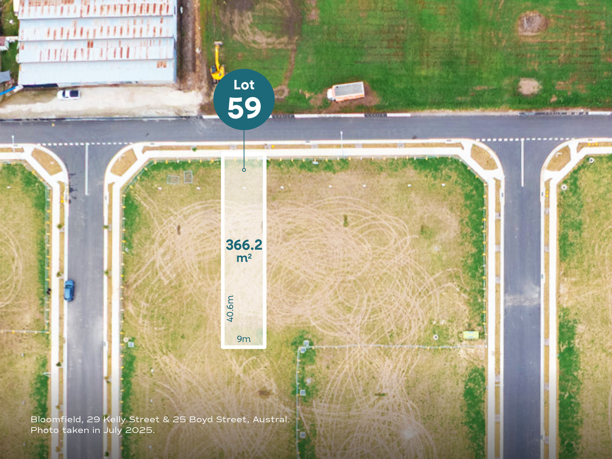 Bloomfield Estate - Austral - Lot 59 Aerial