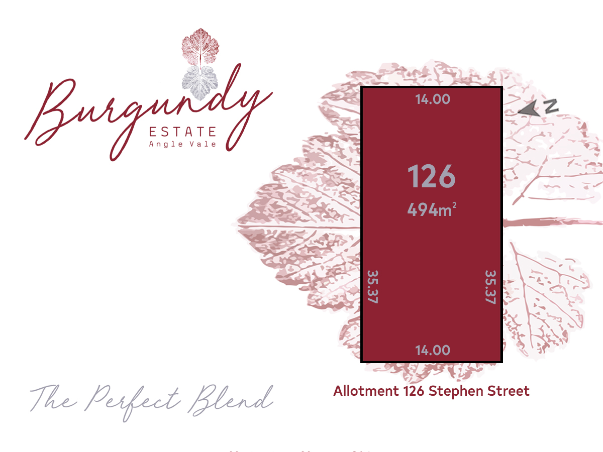 Burgundy Estate - Angle Vale - Lot 126