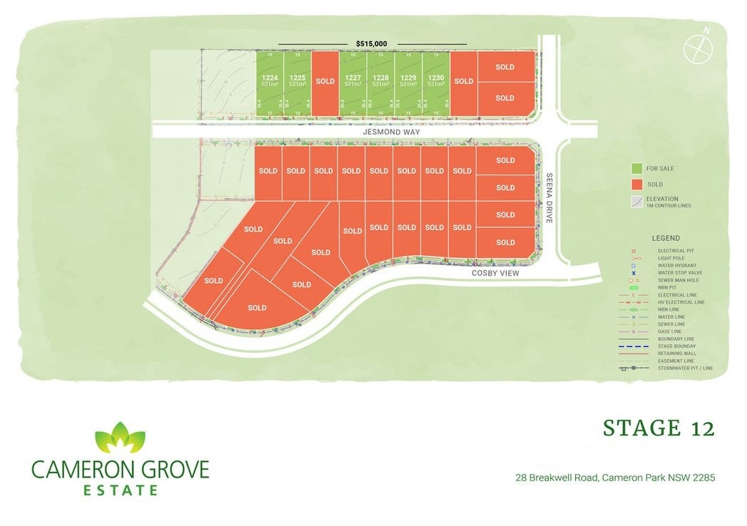 Cameron Grove Estate Southern Release - Edgeworth - Lot 1224