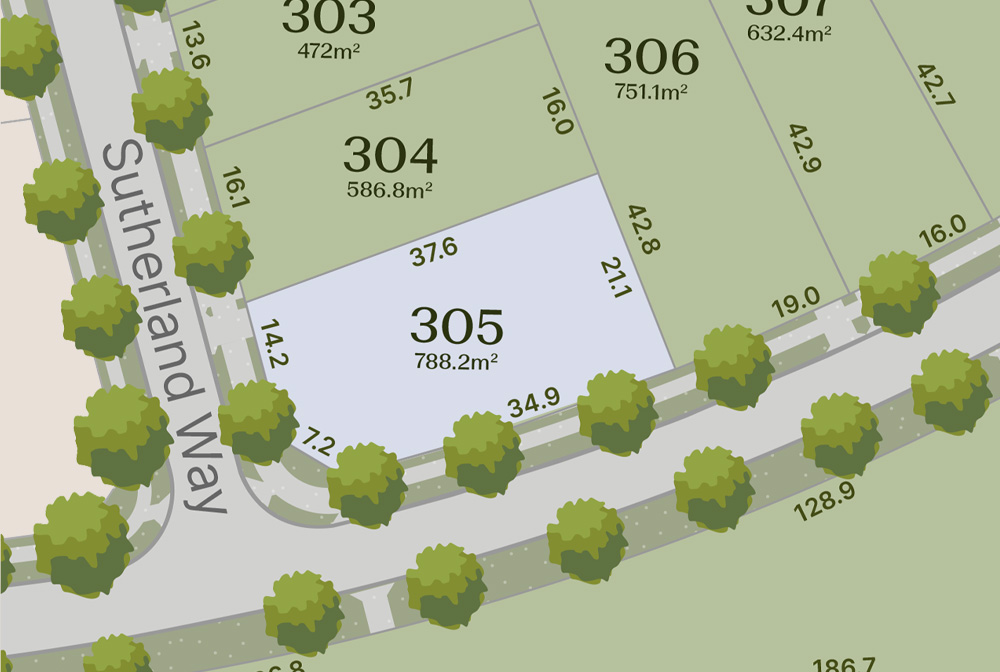 Cascadia Calderwood - Calderwood  - Lot 305 Release Map