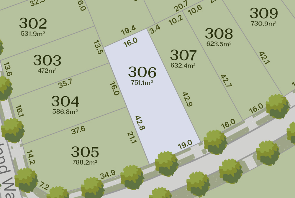 Cascadia Calderwood - Calderwood  - Lot 306 Release Map