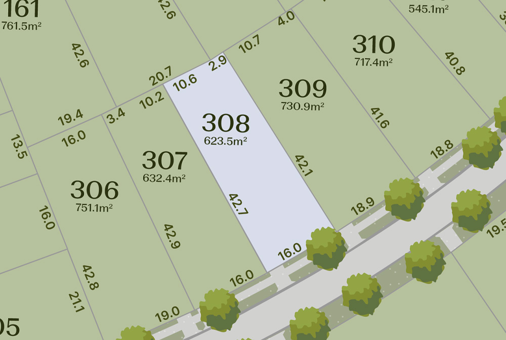 Cascadia Calderwood - Calderwood  - Lot 308 Release Map
