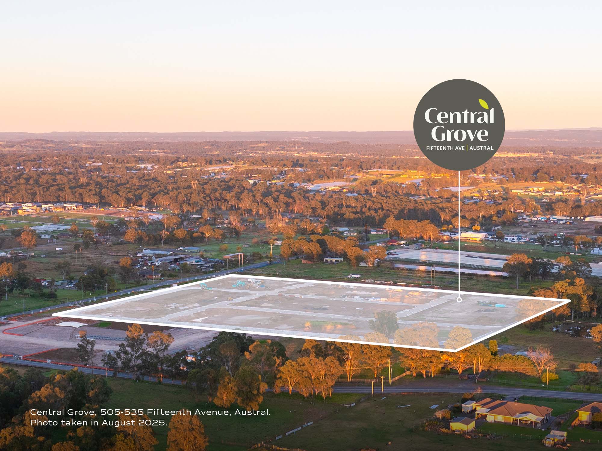 Central Grove - Austral - Lot 59 Aerial