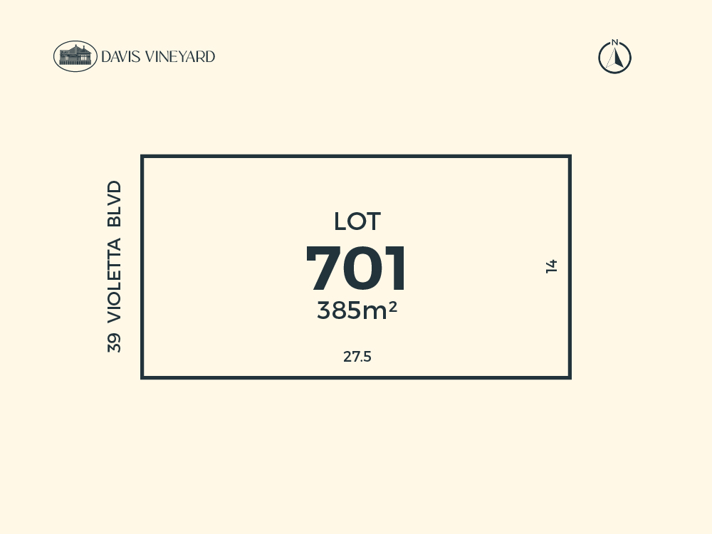 Davis Vineyard Estate - Diggers Rest - Lot 701