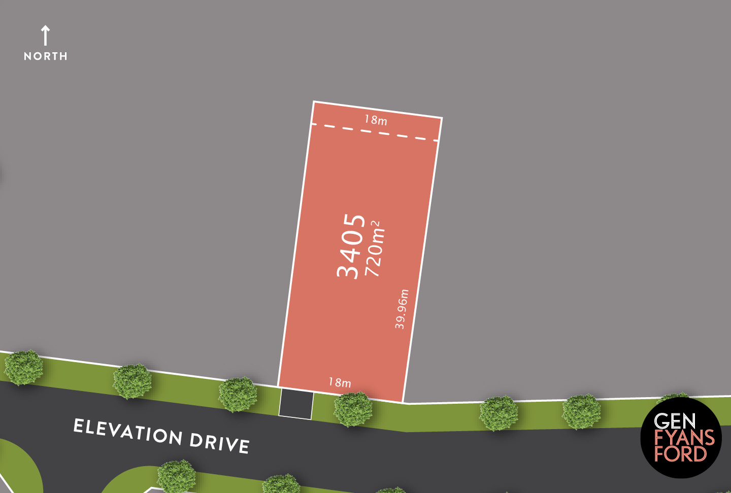 Gen Fyansford Estate - Fyansford - Lot 3405 Release Map