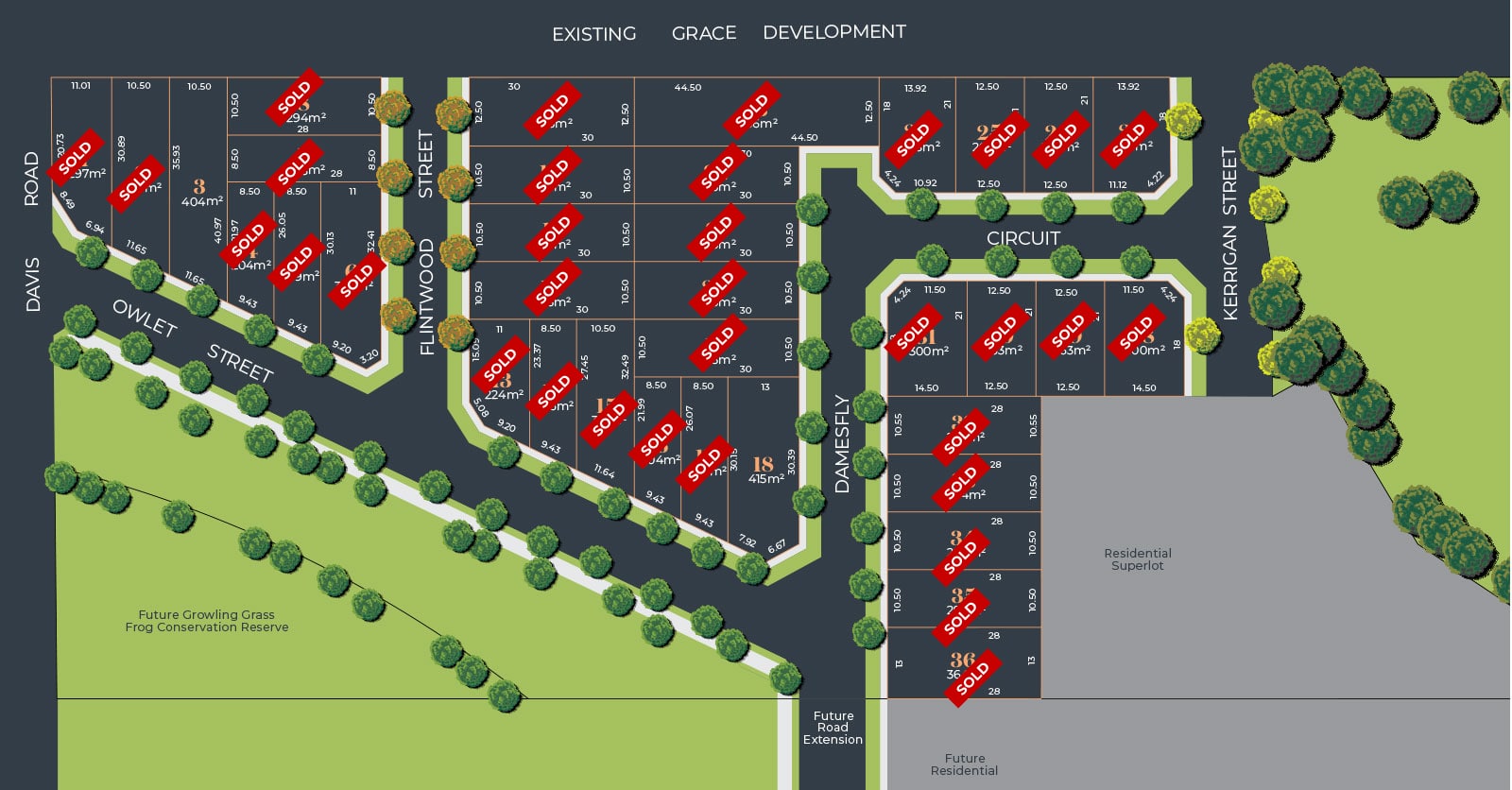 Grace Estate - Tarneit - Lot 18 Release Map