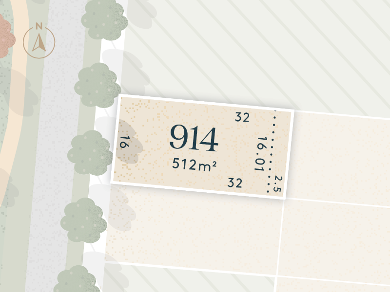 Harlowe Bendigo Estate - Huntly - Lot 914 Release Map