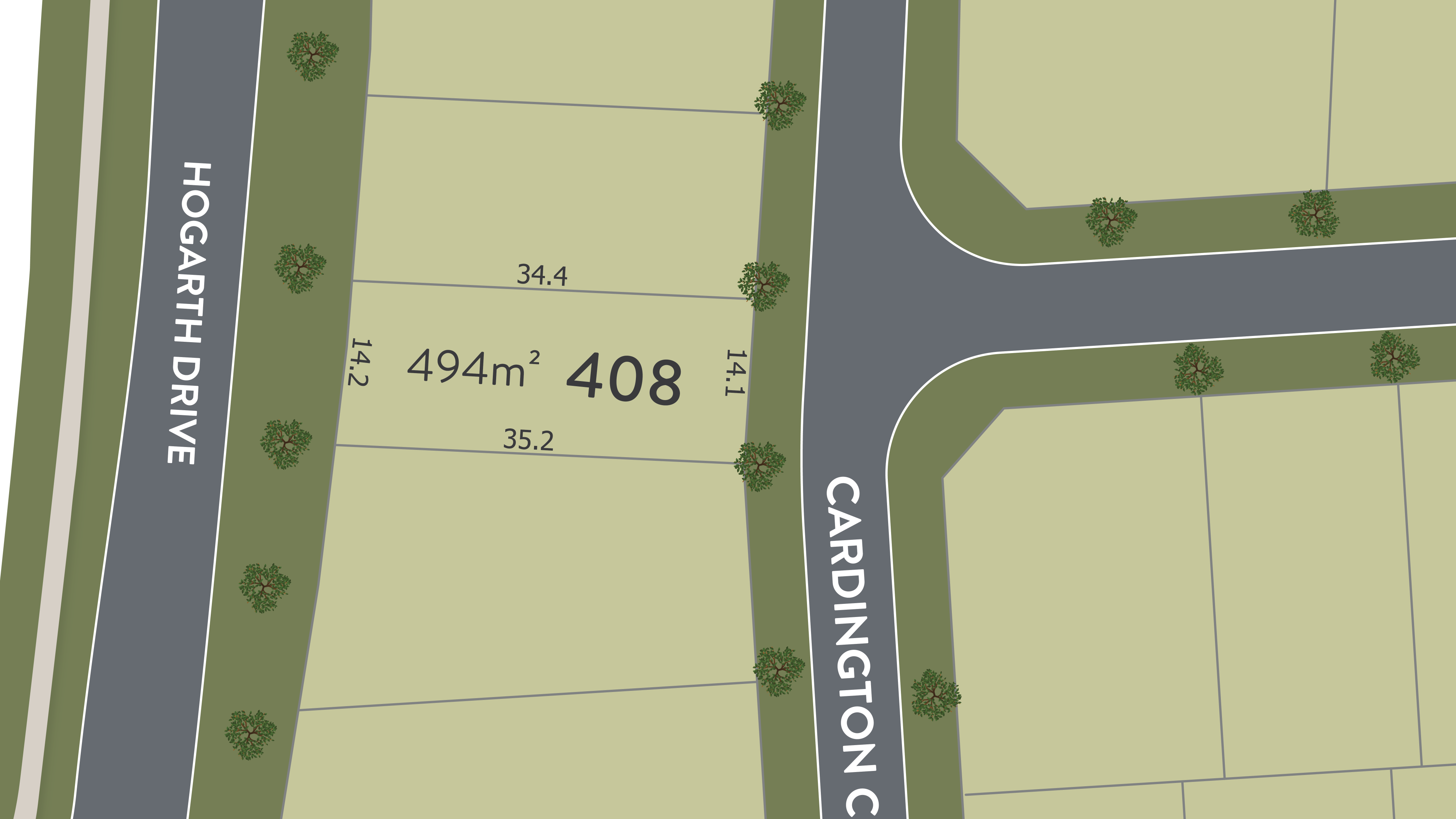 Harris Crossing Estate - Bohle Plains - Lot 408 Location Map