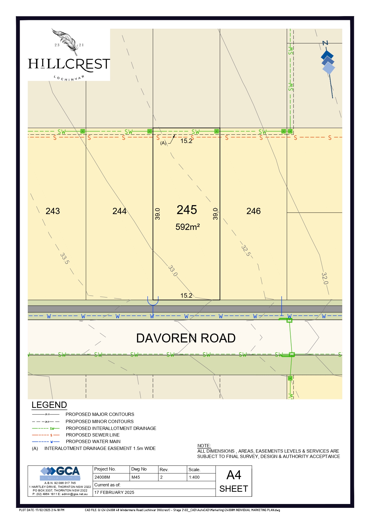 Hillcrest Estate - Lochinvar - Lot 245