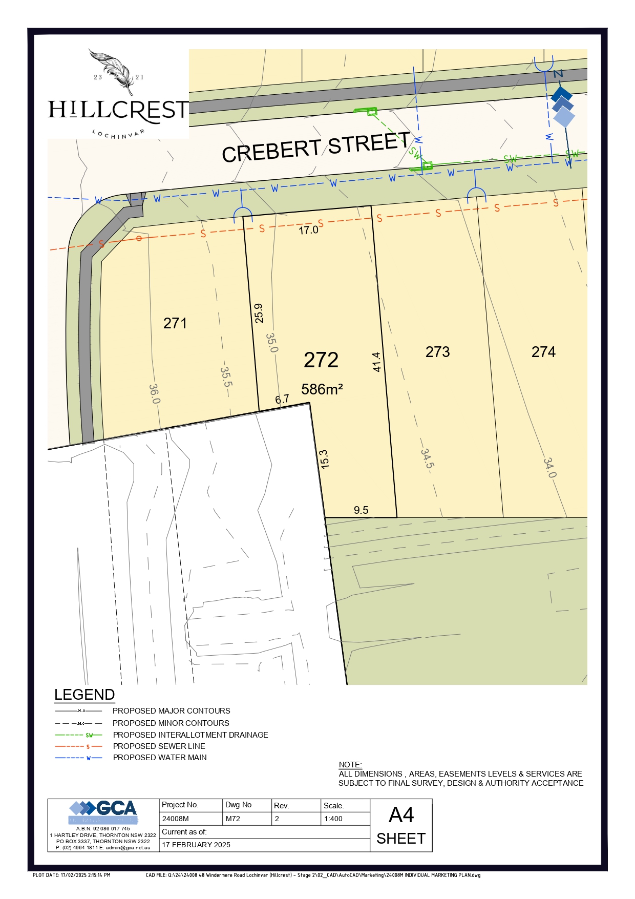 Hillcrest Estate - Lochinvar - Lot 272