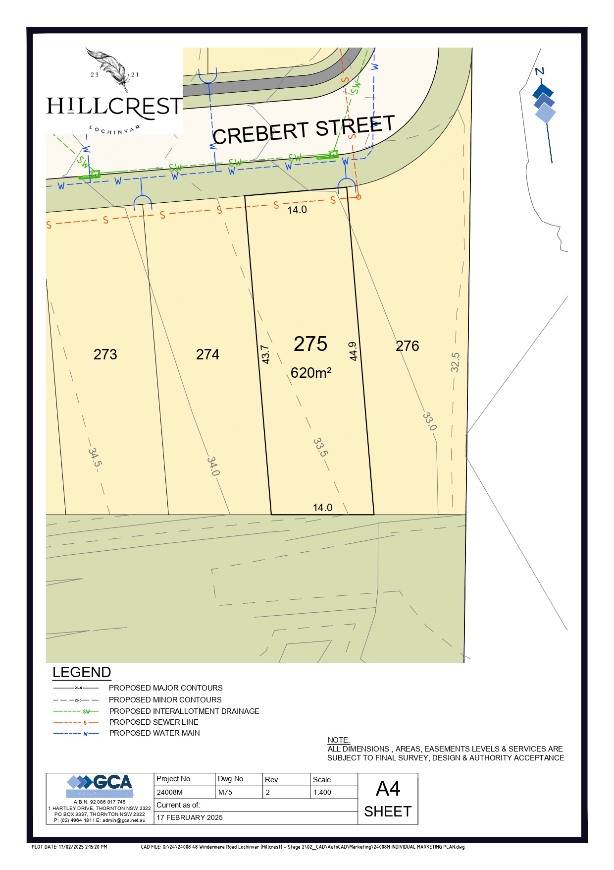Hillcrest Estate - Lochinvar - Lot 275