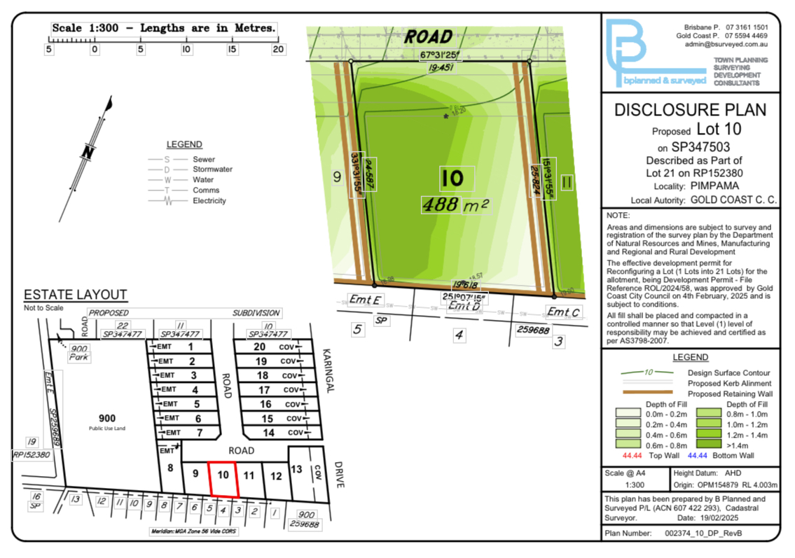 Kasa Heights Estate - Pimpama - Lot 10 Location Map